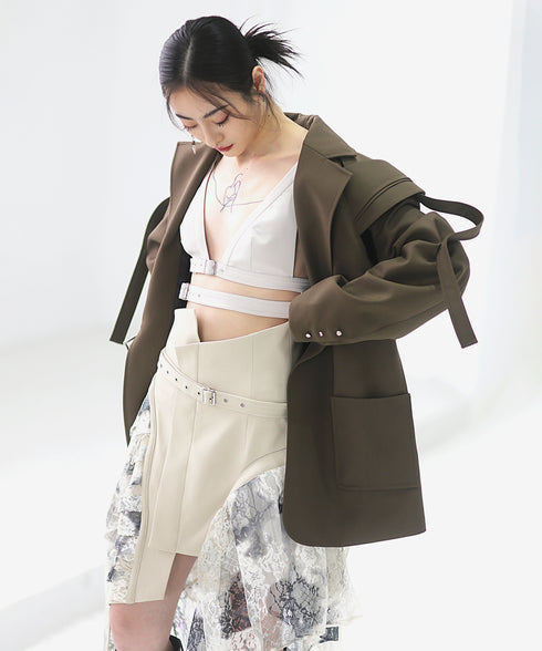 Layered Tie Skirt